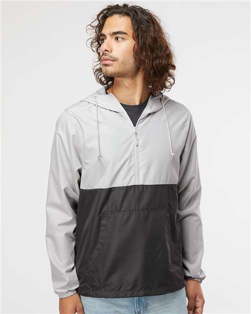 Independent Trading Co. - Unisex Lightweight Quarter-Zip Windbreaker Pullover Jacket - EXP54LWP